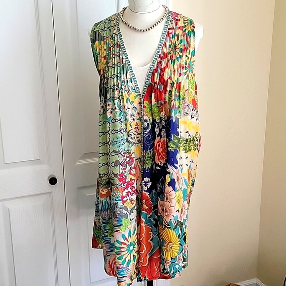 Johnny Was Tops - Johnny Was Silk Top / Tunic /Dress